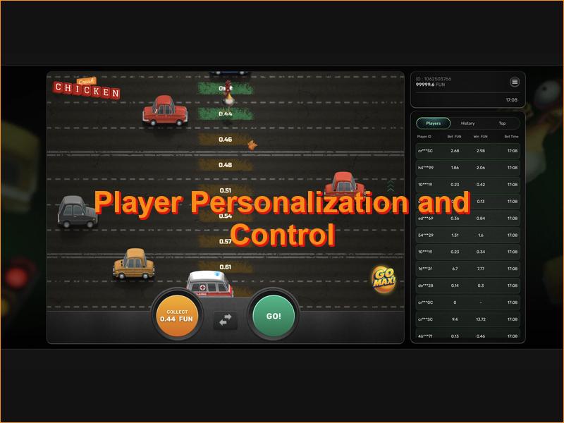 Customization Options and Controls in Chicken Crash