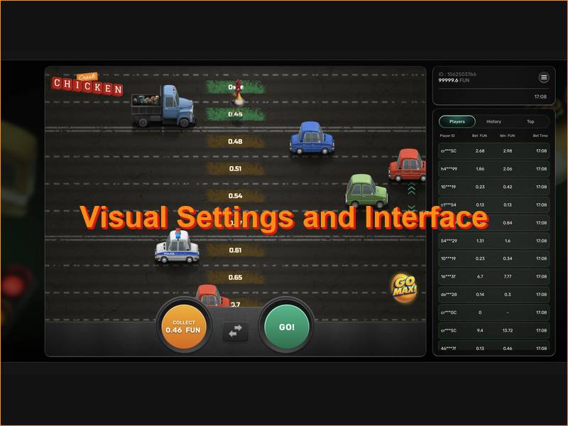 Design and User Interface Elements of Chicken Crash