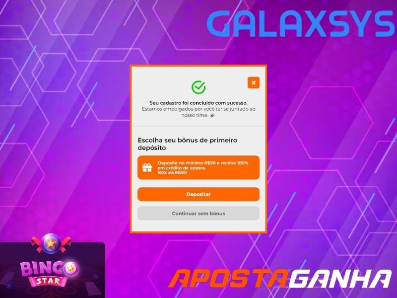 Bonuses and promotions for Bingo Star players at Aposta Ganha casino