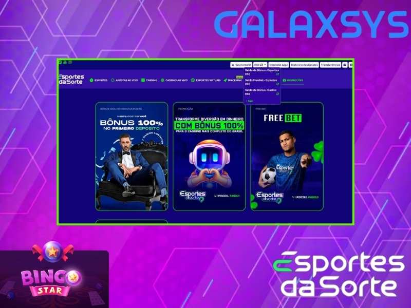 Bônus e promoções para jogadores do Bingo Star no Esportes