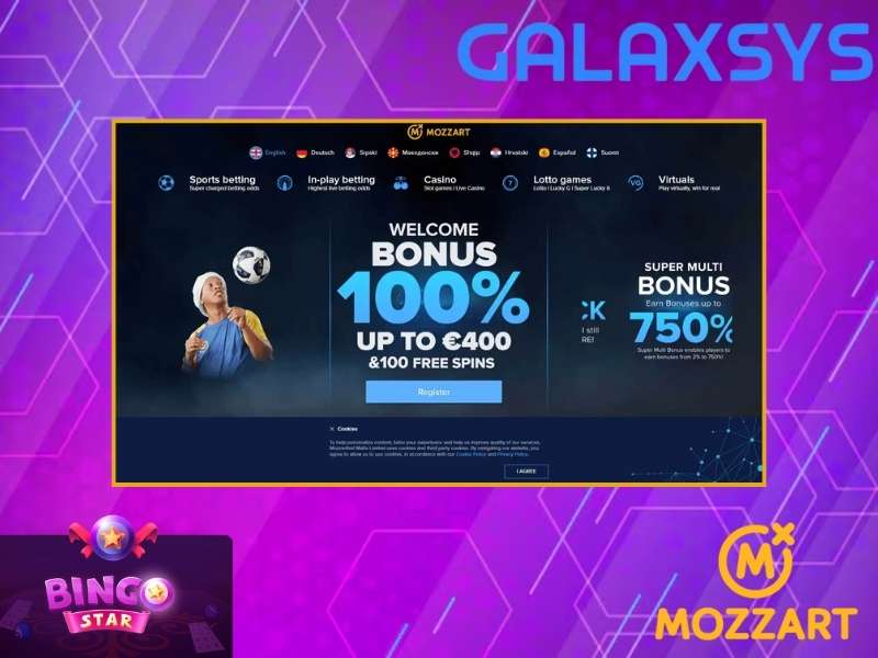 Bonos y promociones para jugadores de Bingo Star en Mozzartbet