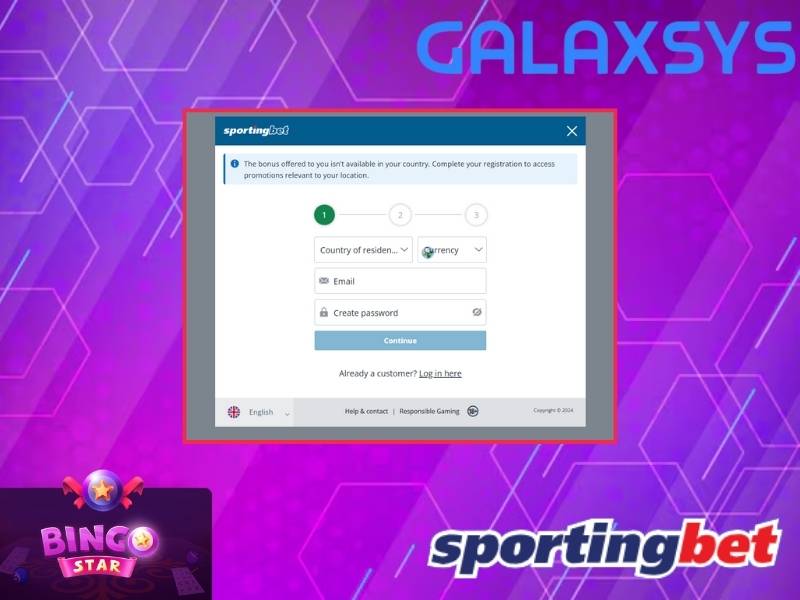 Registrarse en Sportingbet Casino