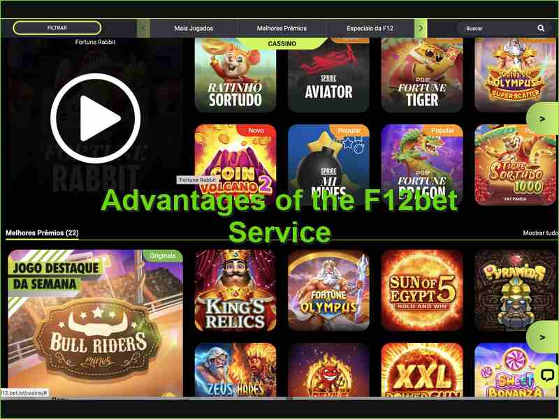 Key Benefits and Features of F12 bet