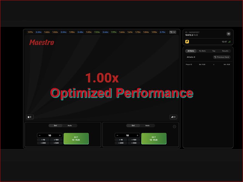 Rapidité et performances de Maestro