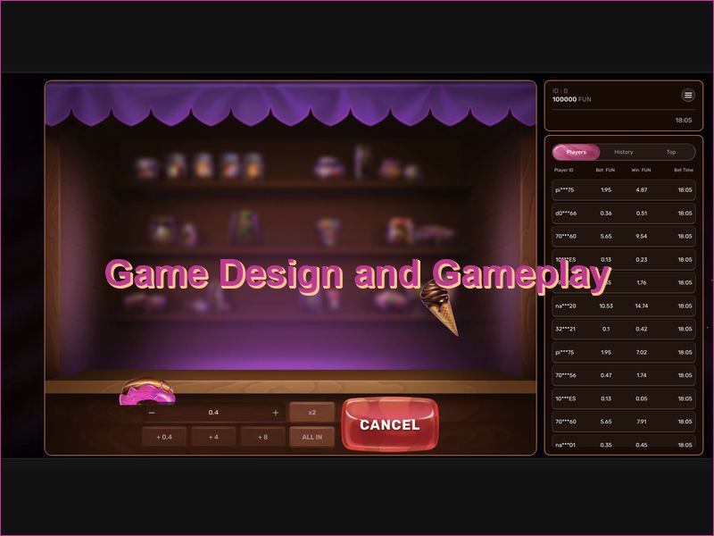 Ninja-themed graphics and gameplay