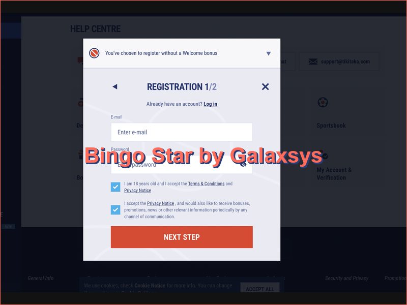 Description and Gameplay of Bingo Star by Galaxsys