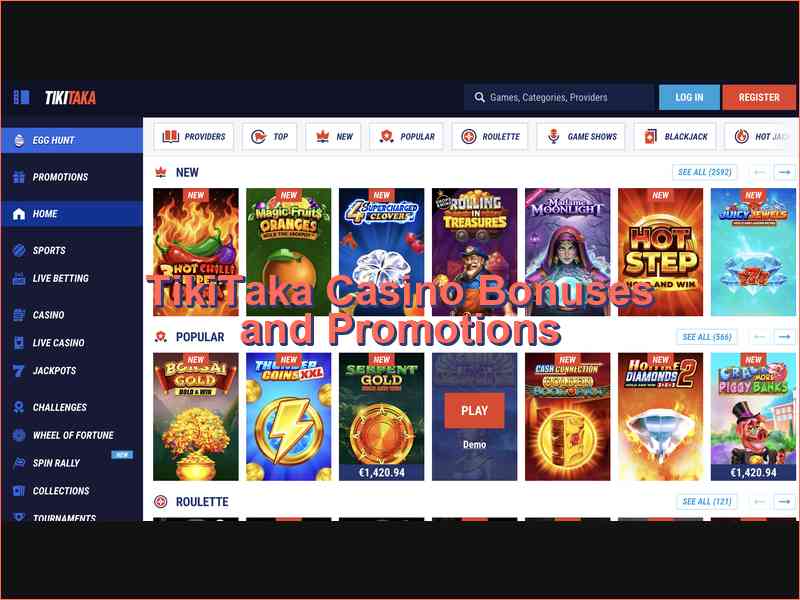 Types of Bonuses and Terms and Conditions of TikiTaka Promotions