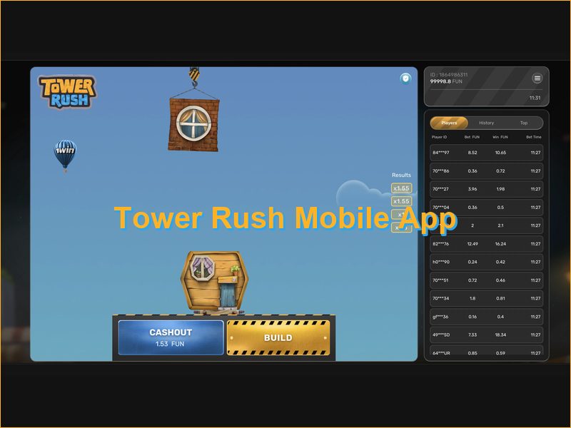 Adaptation de Tower Rush pour smartphones et tablettes