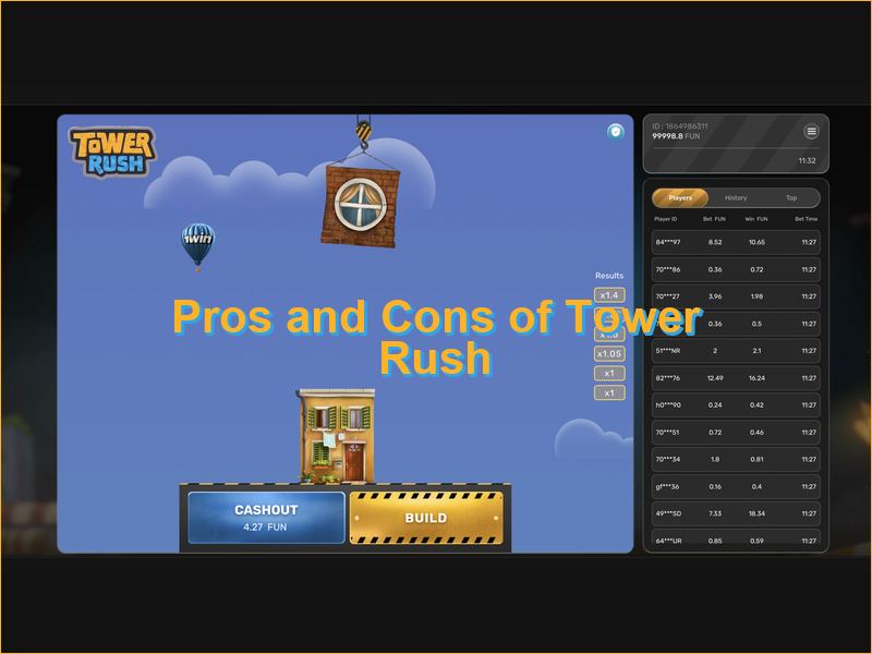 Comparaison des avantages et des inconvénients du jeu Tower Rush